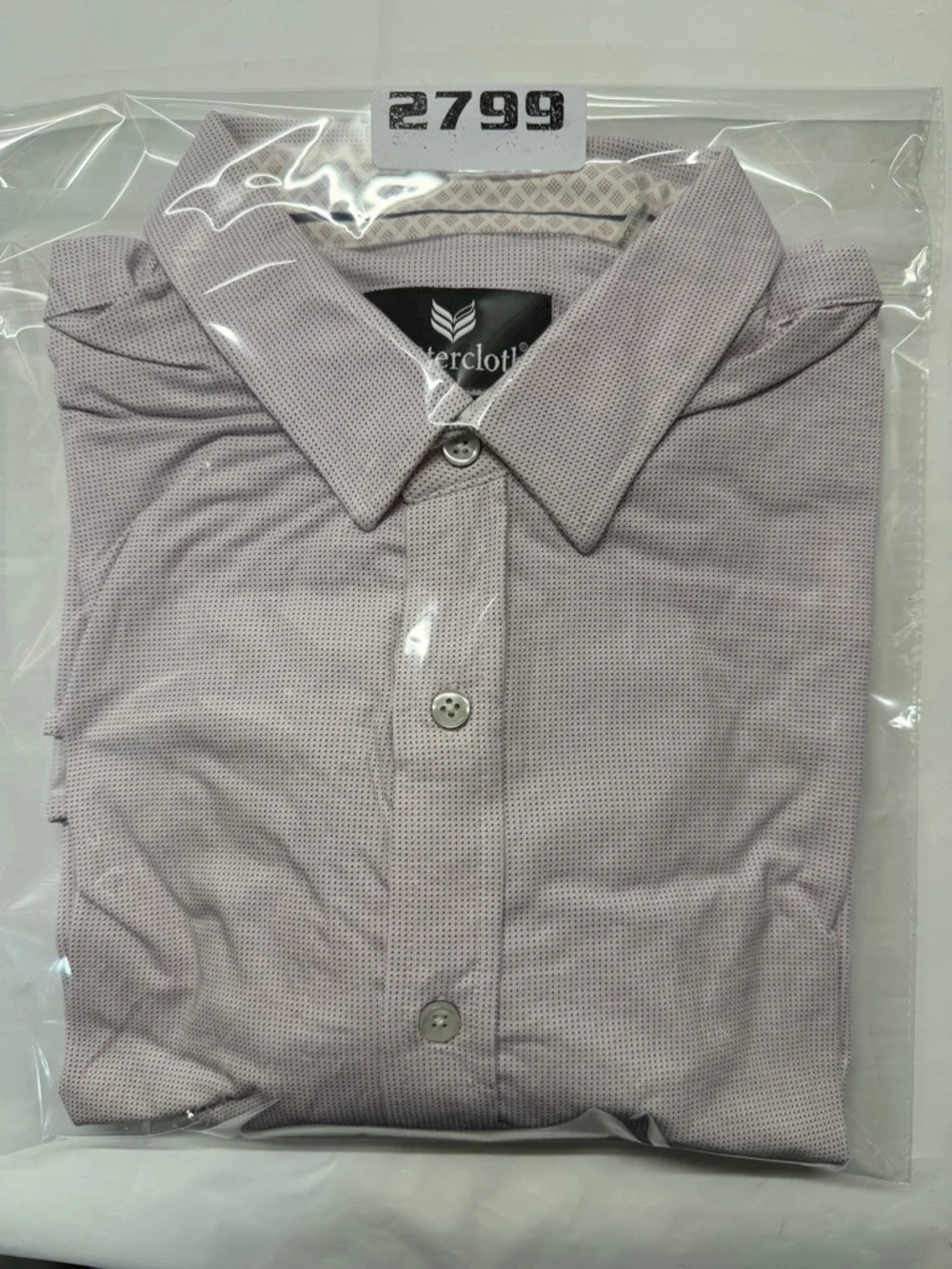 Buttercloth Men's Lavender Micro-Texture Dress‎ Shirt